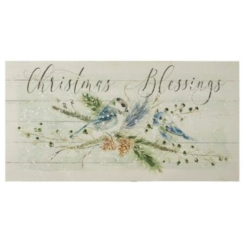  Xmas Blessings Wood Wall Art 