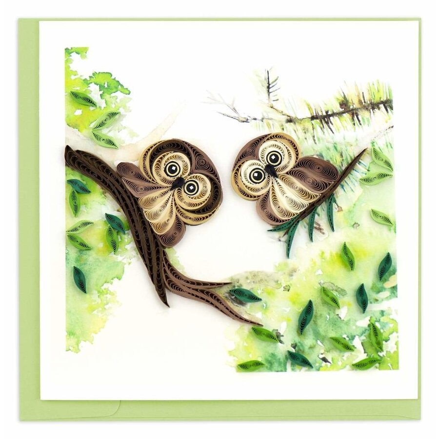 Owlets Quill Card