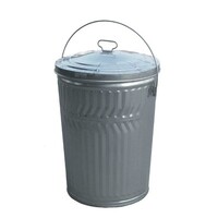 Galvanized Can for Bird Seed