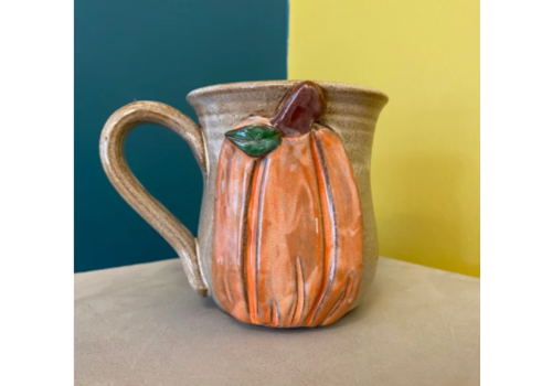  Mudworks Pottery Pumpkin Mug 
