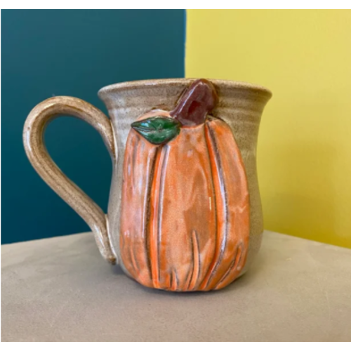  Mudworks Pottery Pumpkin Mug 