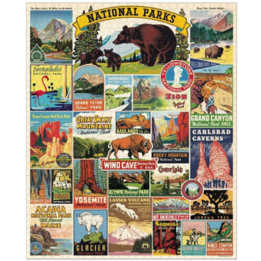 National Parks Vintage Puzzle 1000PC