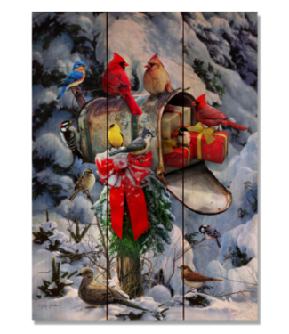 DaydreamHQ Bird Mailbox Wall Art 11x15