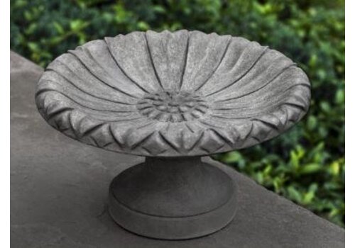  Campania International Lotus Small Birdbath 