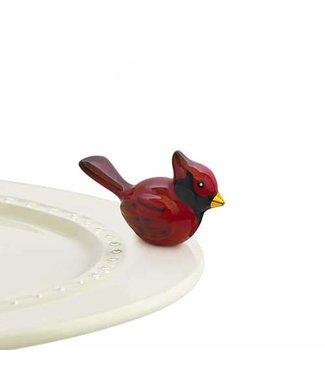 Nora Fleming Cardinal Winter Bird Mini