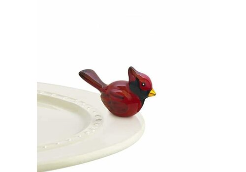  Nora Fleming Cardinal Winter Bird Mini 
