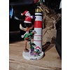 Cape Shore Lighthouse Santa Ornament Maine