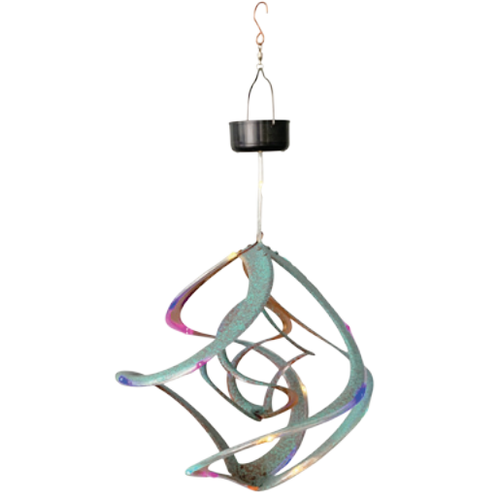  Cosmix  LED 14" Patina Spinner 