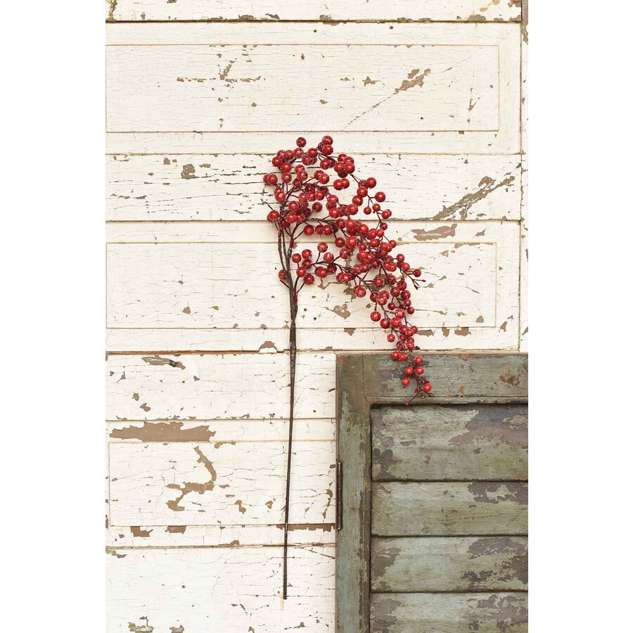 35" Weatherproof Berry Spray