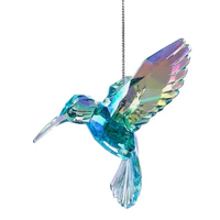 Acrylic Iridescent Hummingbird Ornament