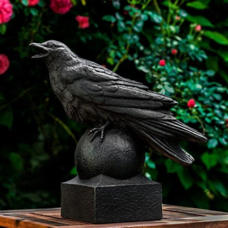 Corvus Cast Stone Statue