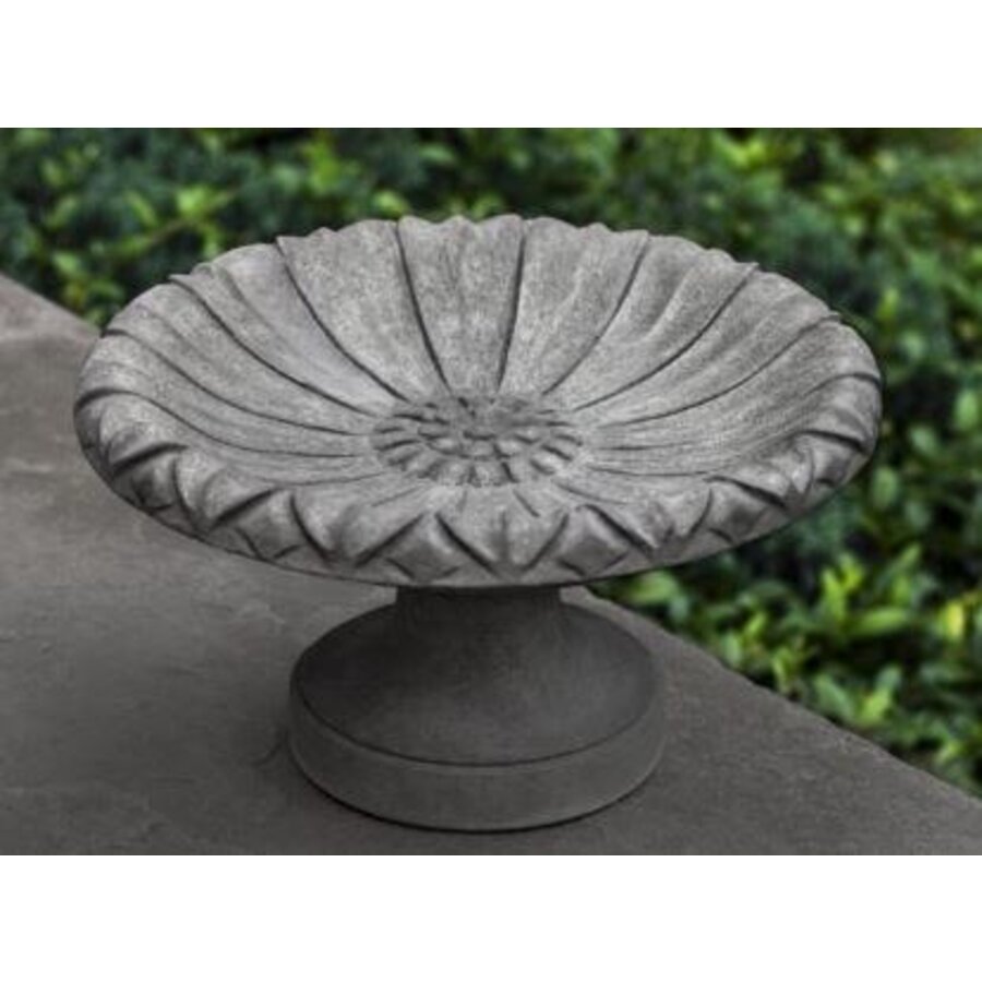 Lotus Small Birdbath