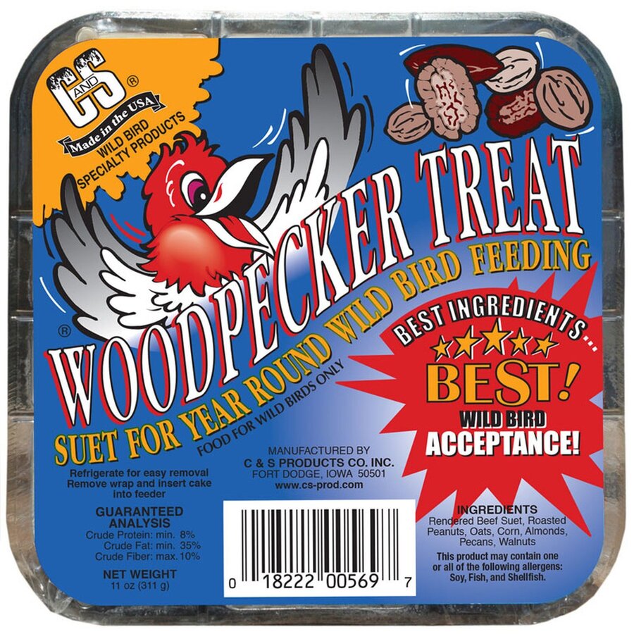 C & S Woodpecker Treat Suet 11 oz.