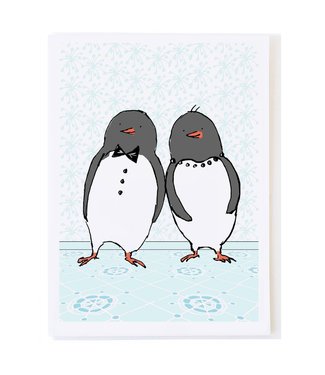 Molly O Penguin Anniversary Card