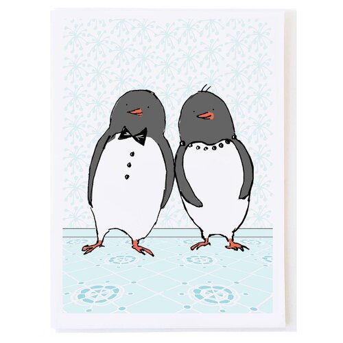  Molly O Penguin Anniversary Card 