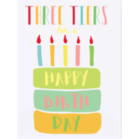 Triple Layer Cake Card