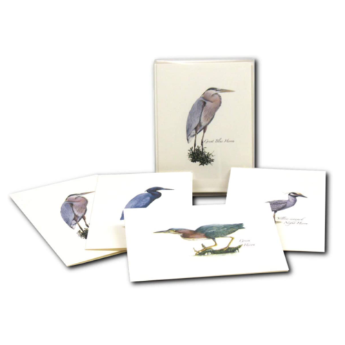  Earth sky water Heron Asst Boxed Notecards 