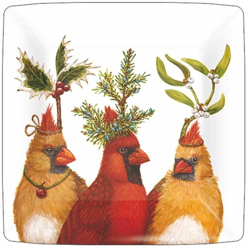  Paper Products Design Holiday Party Paper 7" Plate 