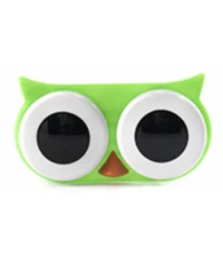 Kikkerland Owl Contact Lens Case - Green