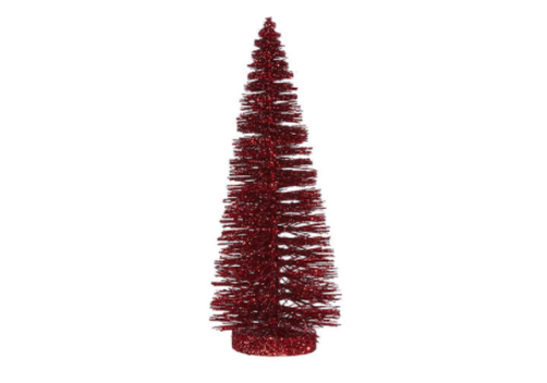  Glittered Bottle Brush Tree 