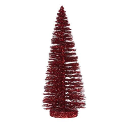  Glittered Bottle Brush Tree 