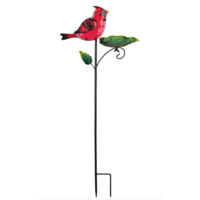 Bird Feeder Stake - Cardinal