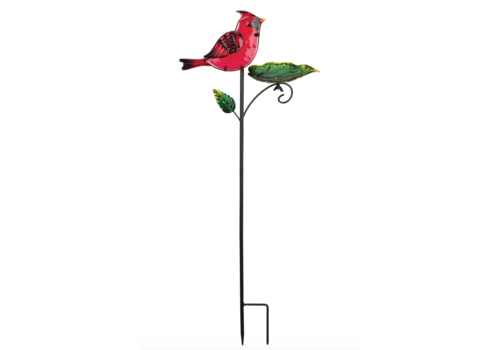  Bird Feeder Stake - Cardinal 