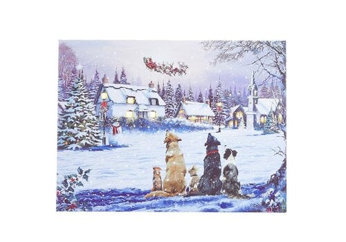  Dogs Watching Santa V 2 