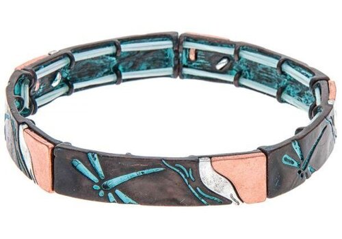  Rain Jewelry Collection Dragonfly Landscape Bracelet 