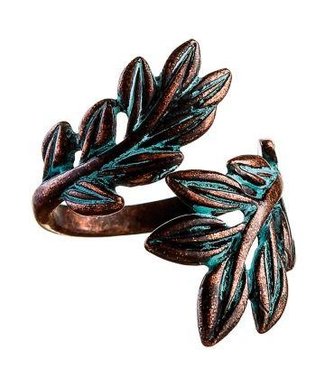 Rain Jewelry Collection Leaf Adjustable Ring