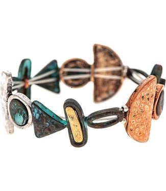 Rain Jewelry Collection Multi Funk Shape Bracelet