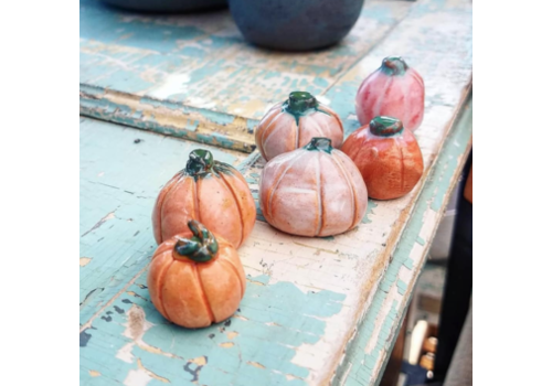  Mud and Maker Mini Ceramic Pumpkins 