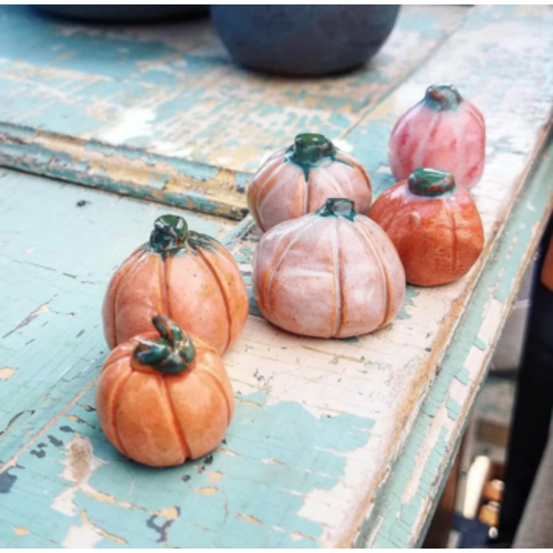  Mud and Maker Mini Ceramic Pumpkins 