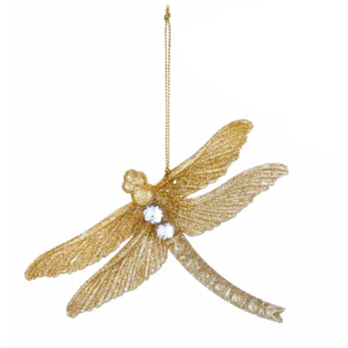  Kurt Adler Gold Dragonfly Orn 