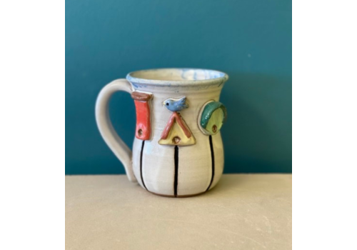 Mudworks Pottery Birdhouse Mug   Mudworks Pottery Birdhouse Mug