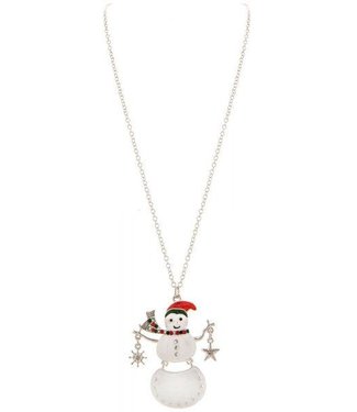 Dangling Snowman Necklace