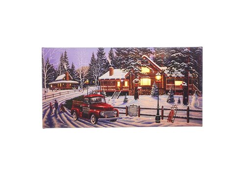  Cabin Light Up Print 