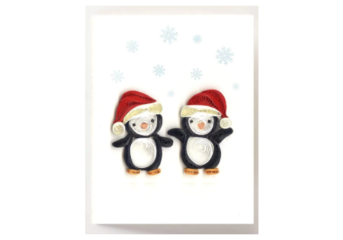  Quilling Cards Xmas Penguin Gift Enclosure 