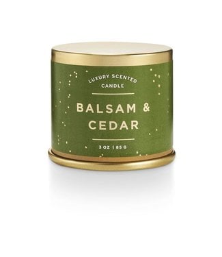 Illume Balsam & Cedar Demi Vanity Tin - Bell Farm Shops