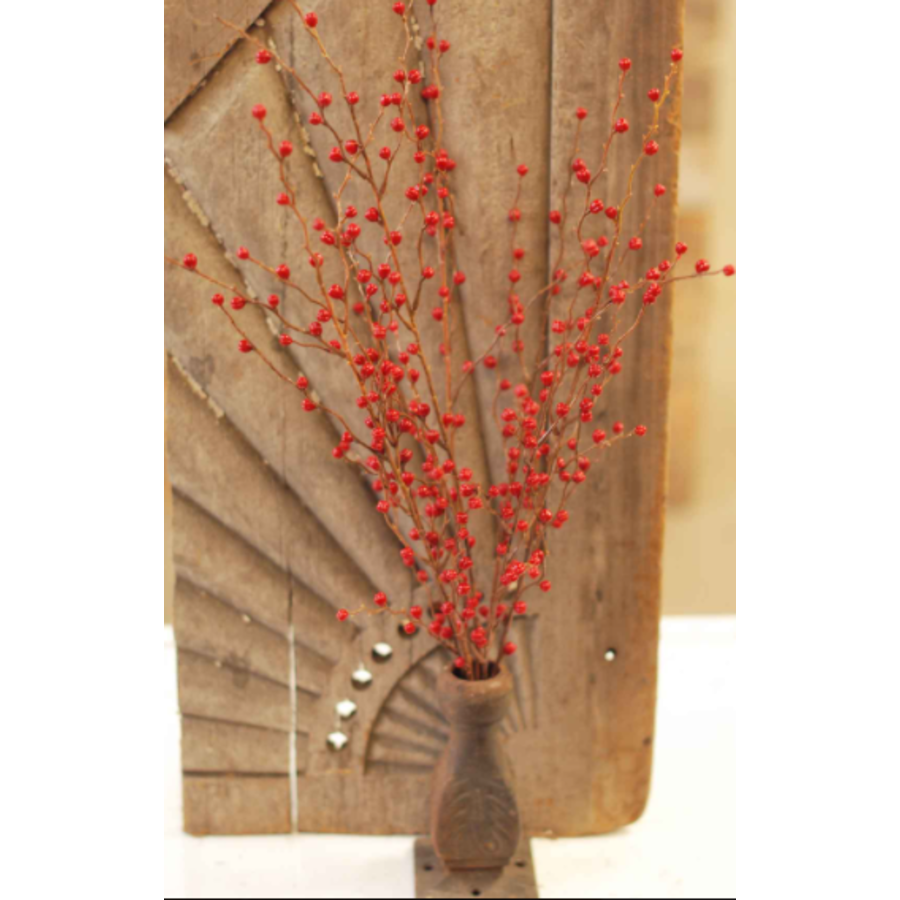 24" Heart Berry Spray