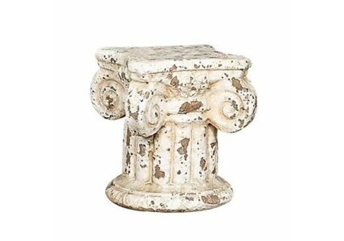  Creative Co-Op 7" Terracotta Pedestal 