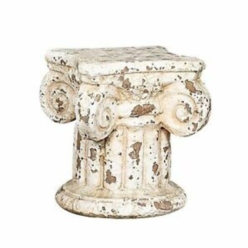  Creative Co-Op 7" Terracotta Pedestal 