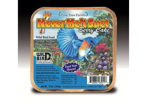  Lizzie Mae Bird Seed PTF Never Melt Berry Suet 