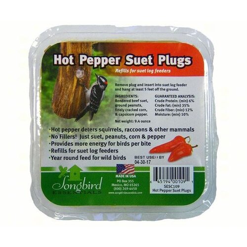  Suet Plugs Hot Pepper 