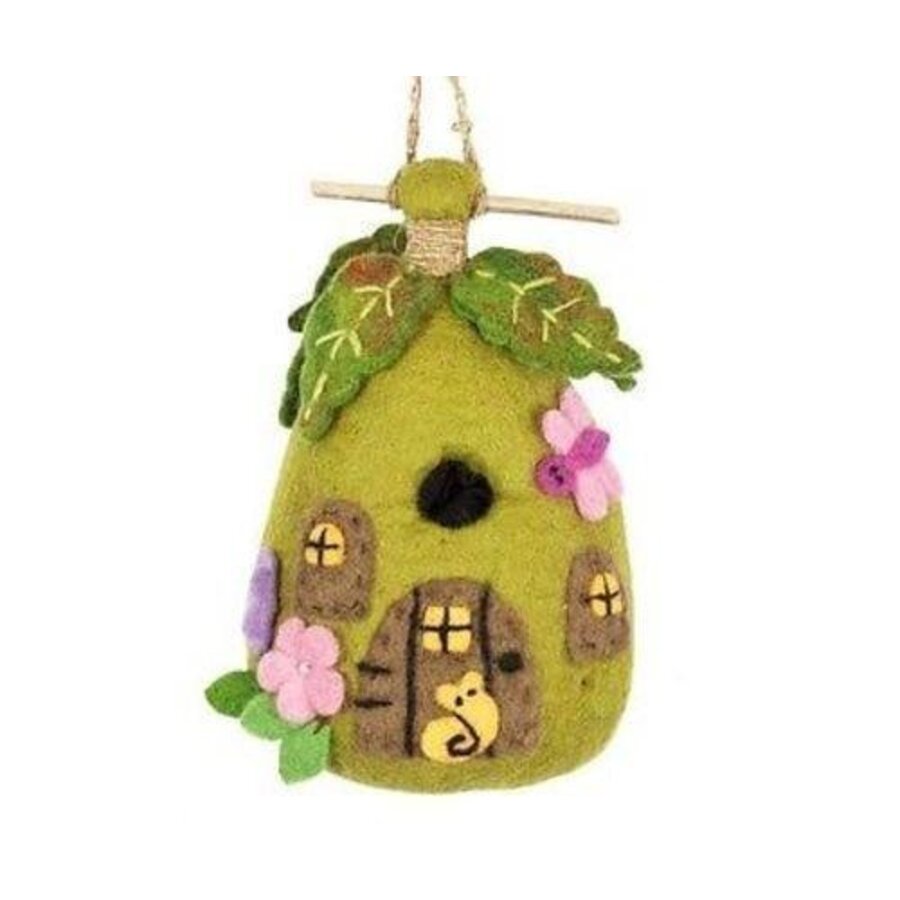 Fairy House Wool Birdhouse