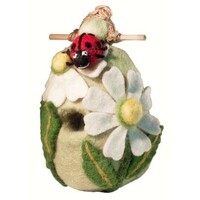 Ladybug Wool Birdhouse