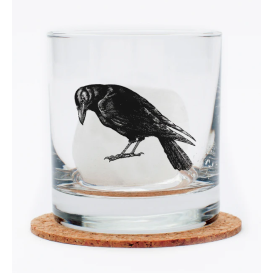 Crow Rocks Glass