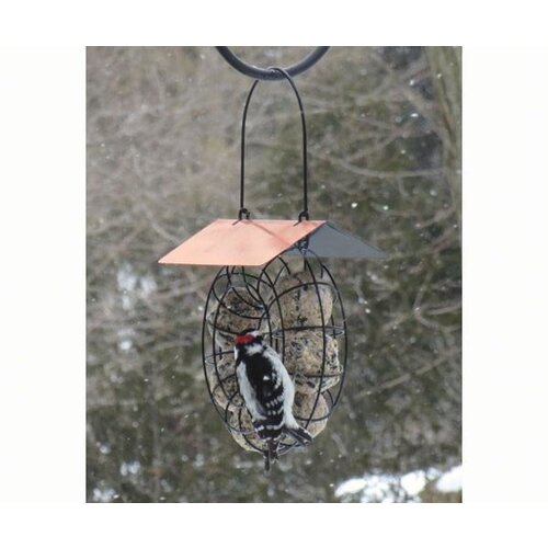  Suet & Seed Ball Feeder w/ Copper Roof 