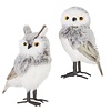 9" Grey Owl