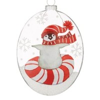 Penguin Disc w Snow Orn